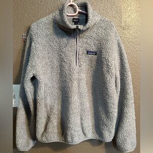 Patagonia Men's Zip-Up Sweater in Light Gray